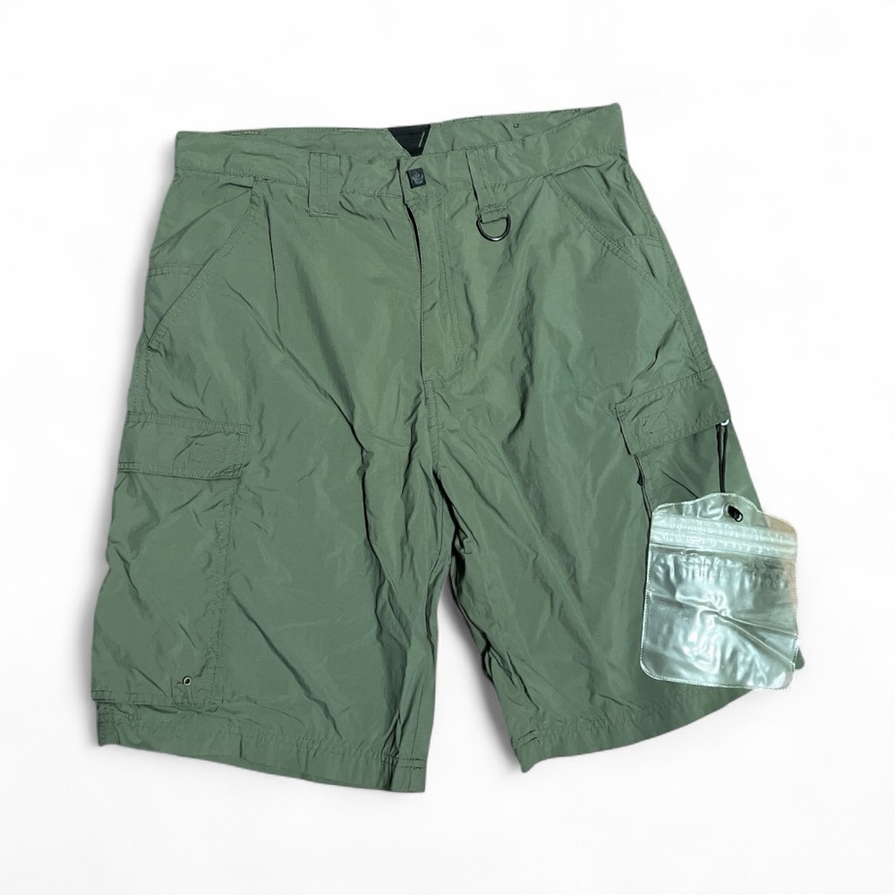 Olive Green Adult Boy Scout uniform Cargo Shorts Size adult SM